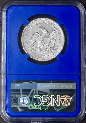 1859-O Seated Liberty Half Dollar NGC AU (E) SS Republic Shipwreck