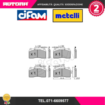 Brake Pad Kit, Disc Brake (BRAND-CIFAM).