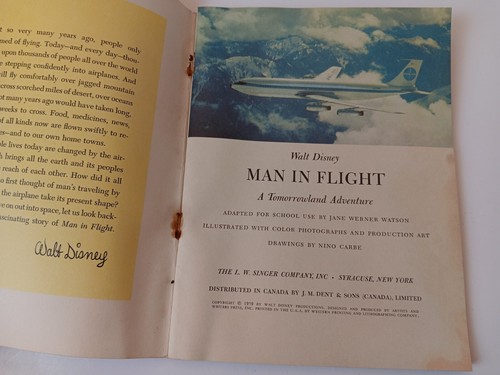 Walt Disney A Tomorrowland Adventure 1959 Paperback Books Lot Of 3 - Picture 7 of 10