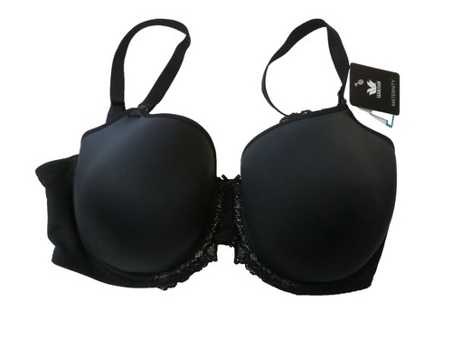 Savage X Fenty Black Unlined Underwire Bra 38DD Adjustable Straps