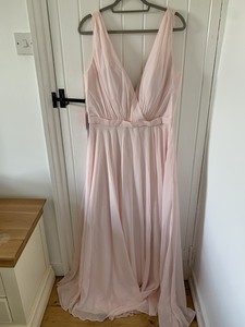 blush pink dress size 16