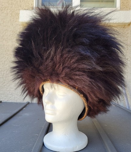 Original WWI Coldstream Household Guards Bearskin Shako Uniform Cap