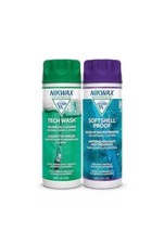 Nikwax Softshell Cleaning Waterproofing Two Pack 10oz 300 Ml/ Each 20 Oz 600 Ml