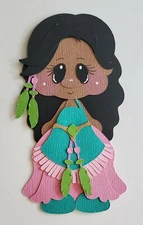 Princess Pocahontas Scrapbook, Card Making Paper Piecing