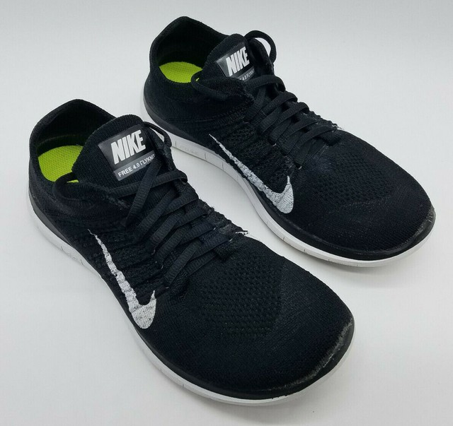 Size 9 - Nike Free Flyknit 4.0 Black 