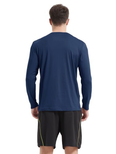 UPF 50+ Men's Sun Protection T-Shirts Long Sleeve Running Fishing Shirts Shirts - Picture 40 of 84