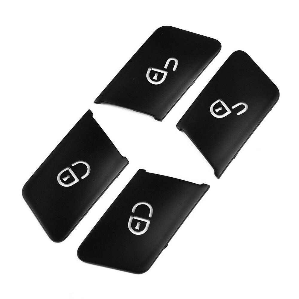 Button Cover Trim Trim Unlock (4PCS) ABS Accessories Car Door Lock High Quality