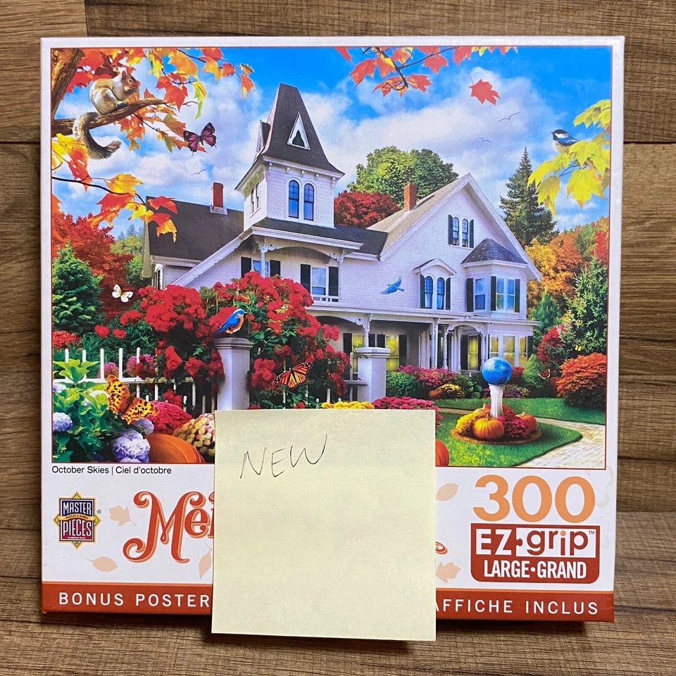 LOT OF 12 - MASTER PIECES - 300 500 1000 PC - JIGSAW PUZZLES - NEW & USED - Image 4 of 4