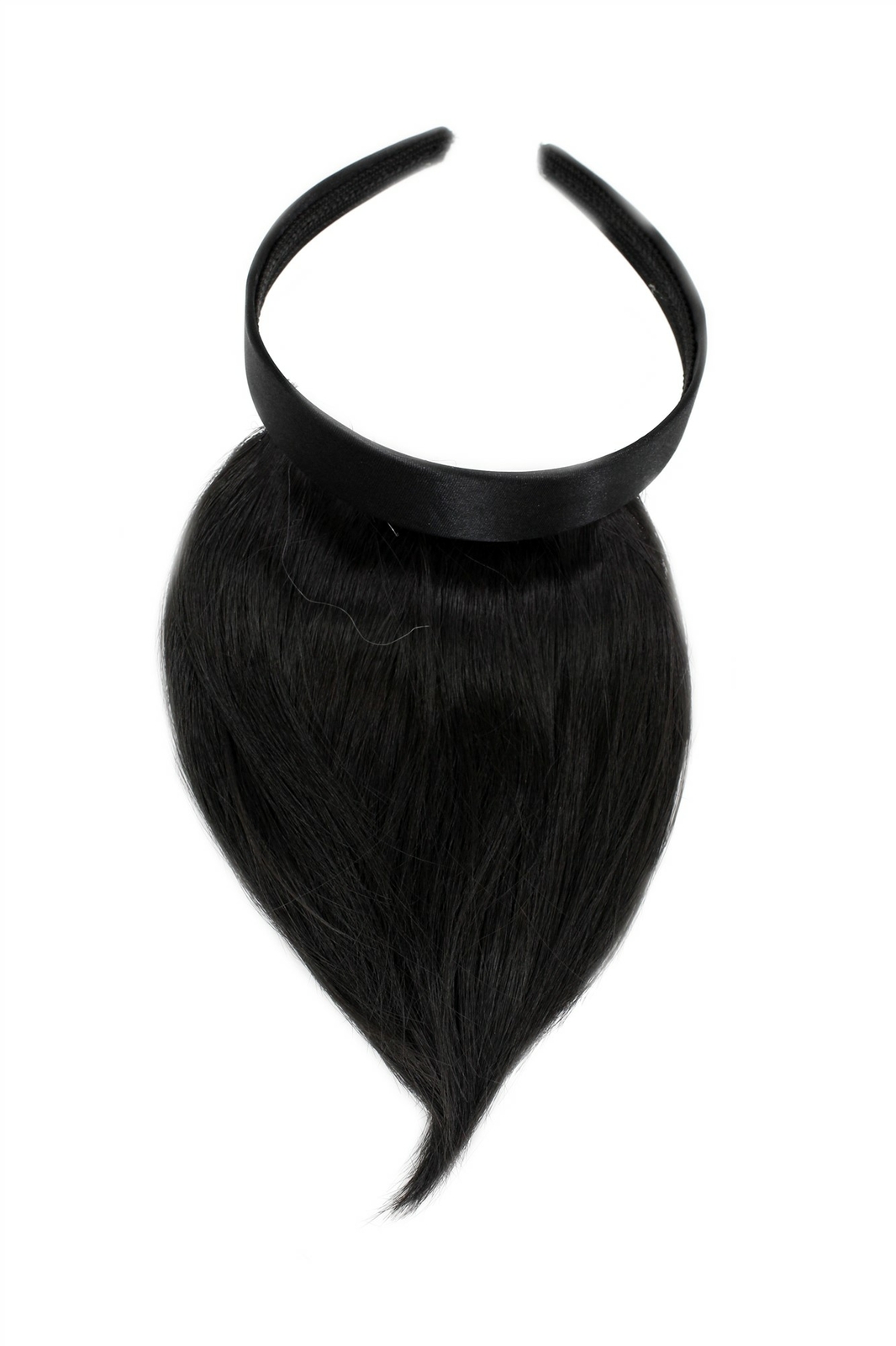 Clip-in fringe headband for a natural dark brown look HA073T-3
