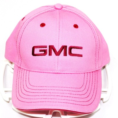 pink curved brim hat
