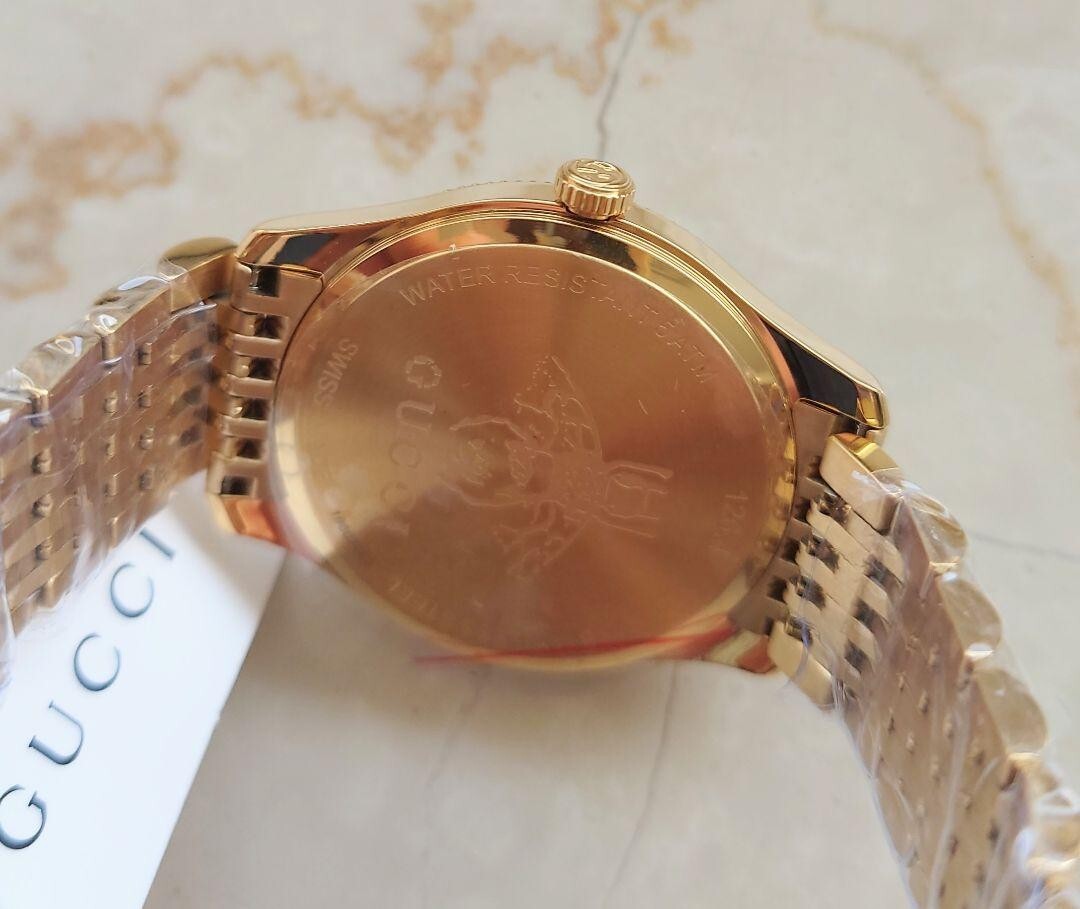 NEW】GUCCI G Timeless Watch Bee Gold YA1264155 Unisex Watch | eBay 