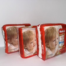 3 Pack Huggies Little SnugglersBabyDiapers, WinniethePoohdesign,Size4,23Count