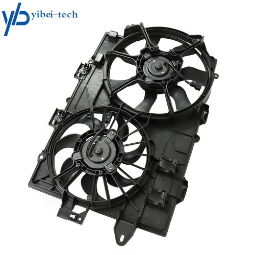 Dual Radiator Cooling Fan Assembly For Chevy Equinox Pontiac Torrent 19129813 - Foto 8 di 11
