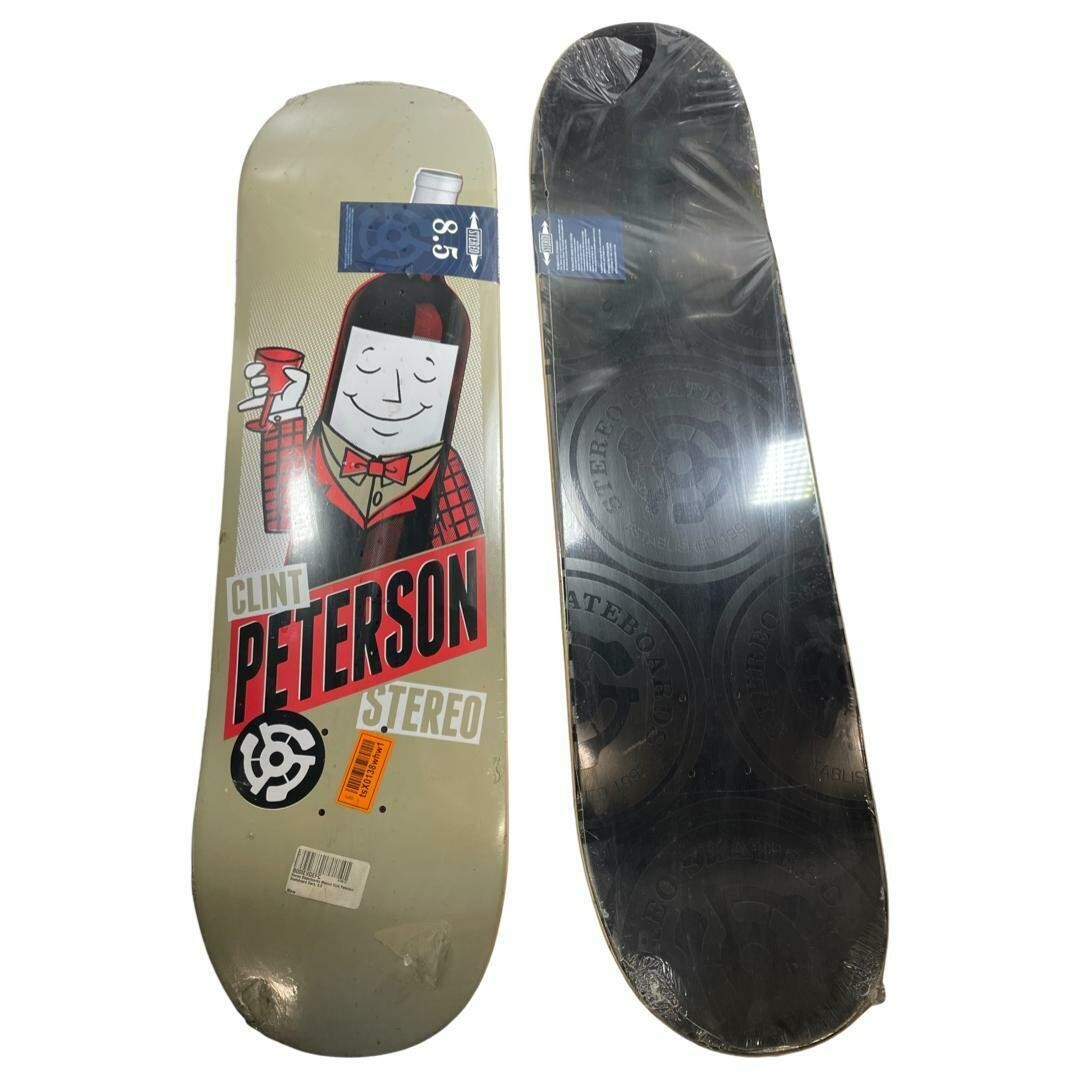 Stereo Skateboards Mascot Clint Peterson Skateboard Deck, 8.5 | eBay