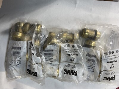 18 - SharkBite U020LF 1'' x 1'' Brass Straight Coupling Push-to-Connect LOT
