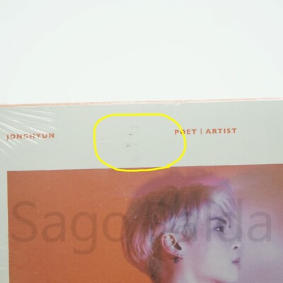 ジョンヒョン★SHINee　新品未開封CD POET ARTIST New Sealed Shinee Jonghyun - Poet Artist - 2nd Album CD 2018 *READ