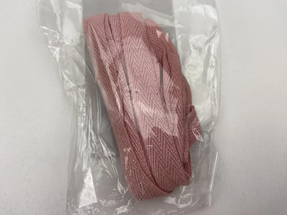 Crescent Colours Hand Dyed Trim 1/2” Twill Secondhand Rose 3 Yards 100% Cotton - Image 4 of 4