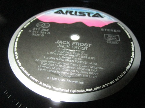 JACK FROST UK LP Arista 1991 Grant McLennan Go-Betweens & Steve Kilbey CHURCH - Picture 4 of 7