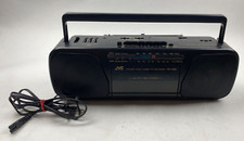 JVC RC-125 AM FM Radio Cassette Player Recorder w/3 Band Graphic Equalizer