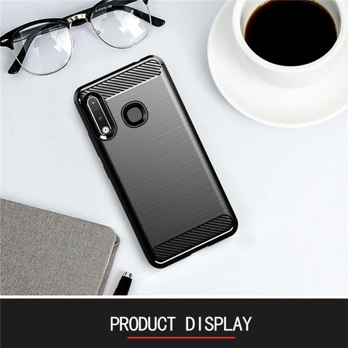For Samsung Galaxy A20 A30S A70 A50 Carbon Silicone High Quality Phone Case