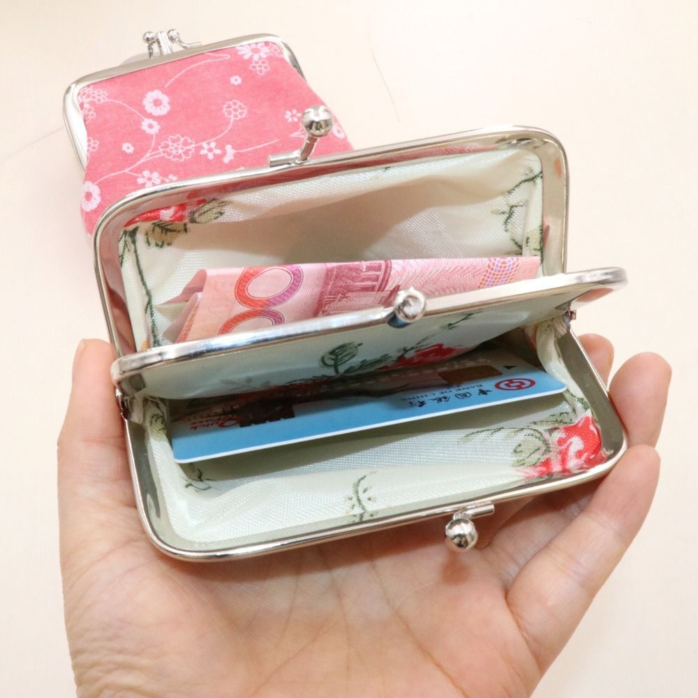 Kiss Lock Small Change Purse Clasp Girls Wallet Coin Purse, Kiss