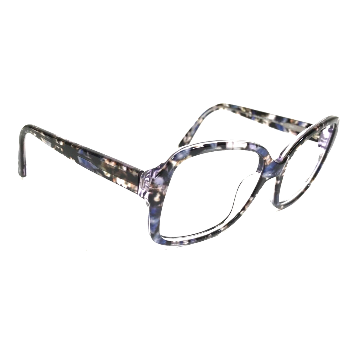 Bebe Eyeglasses Frames BB7195 500 Plum Clear Floral Blue  display picture 2