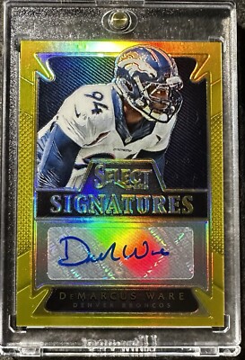 2014 Panini Select Signatures DeMarcus Ware Gold /10 | eBay