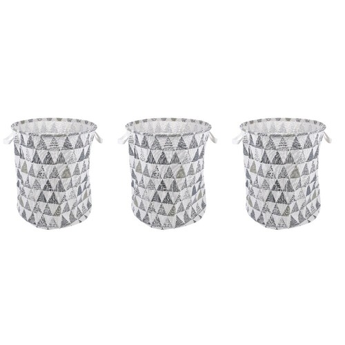 3 Pack Baby Laundry Basket Storage Portable Hamper Durable Linen eBay