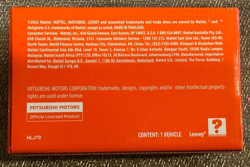 2023 Matchbox Mattel Collector 1975 MITSUBISHI LANCER CELESTE 1:64 Free Shipping - Image 3 of 3