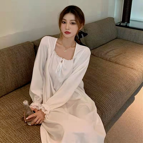 Women Cute Lace Sleepwear Night Dress 