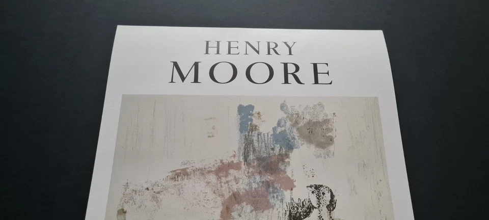 Cartel de la exposición Henry Moore 1987 - Berggruen & Cie Paris Foto 4 de 4