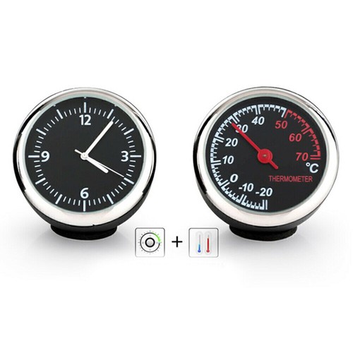 3in1 Auto Uhr Quarzuhr KFZ Innen & Außen Thermometer für Auto platzieren - Bild 4 von 7
