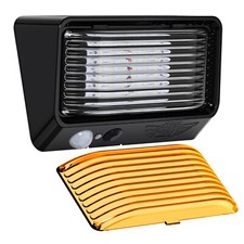 Leisure Led Rv Motion Sensor Exterior Porch Utility Light Camper 12 Volt Black