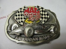 Mac Tools Racing Belt Buckle Made In USA