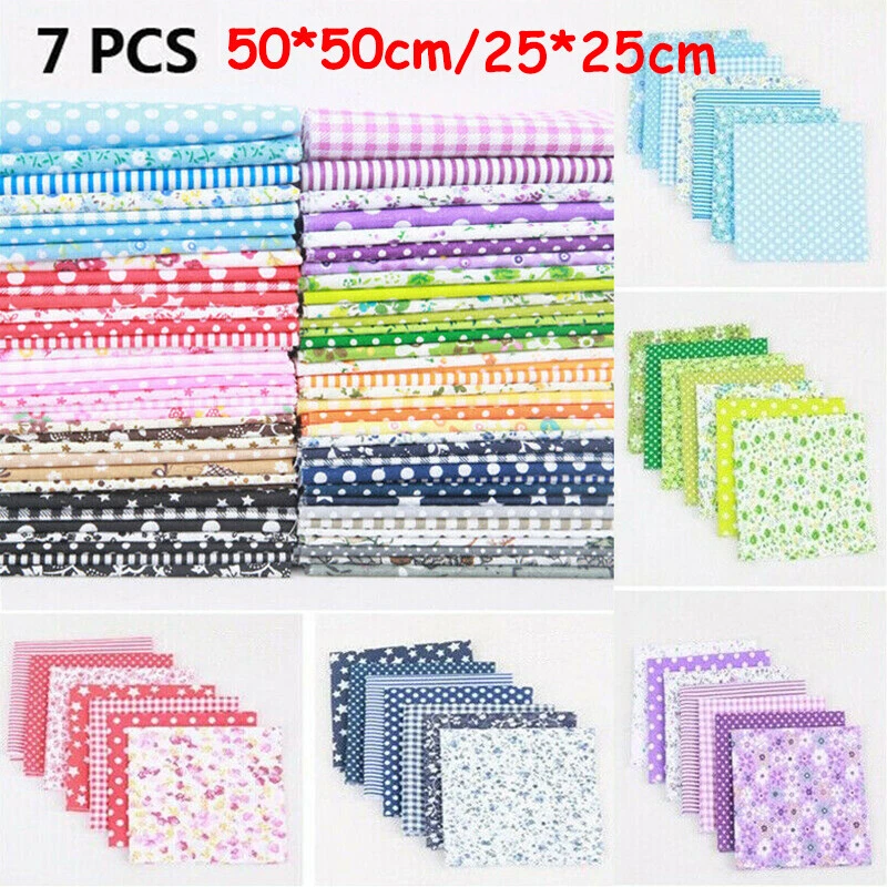 7 Alle Stoffpakete 50x50/25x25 Baumwollstoffe Patchwork Quiltpaket Kinderstoff - Bild 2 von 4