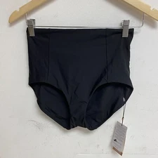 NWT CALIA Womens Slims & Smooths Power Sculpt Swim High Rise Bikini Bottom Black