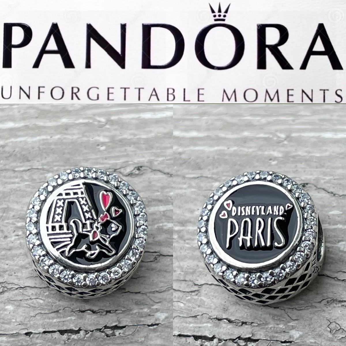 アクセサリー PandoraDisney The Aristocats Marie Charm Pandora the Aristocats Marie Silver Charm Style With Bag UK