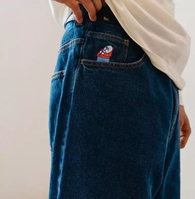 Polar Skate Co Ukskate Big Boy Jeans Wash Baggy Loose Fit Skate