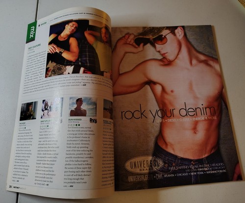 INSTINCT Gay Magazine Vintage March 2007 Issue - Bobby Boyd, Tyler Christopher - Picture 3 of 5