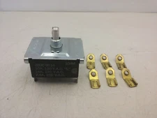 ARK-LES 2800-B516 ROTARY SWITCH 10A-120VAC 15A-125VAC 7.5A 250VAC NNB