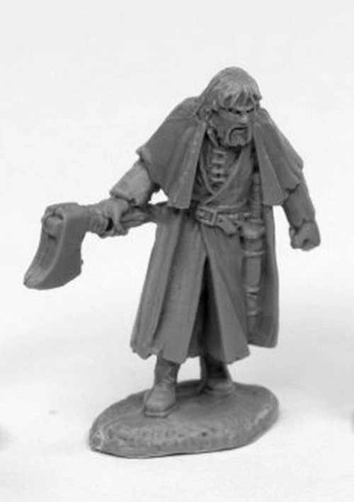 1x DREADMERE MERCENARY AXE -BONES REAPER figurine miniature rpg jdr hache 44016l