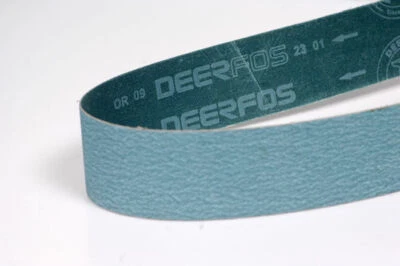 HERITAGE ABRASIVES LTD ABRASIVE SANDING BELT 40mm x 760mm - Various Grits - Al/Oxide, Zirc, Ceramic,SCM