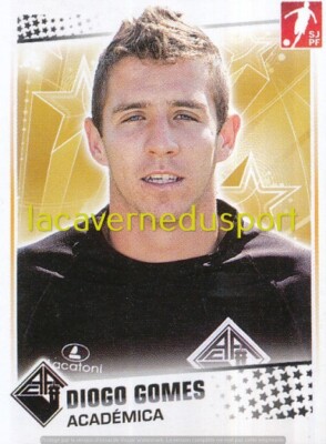 012 DIOGO GOMES BRAZIL ACADEMIC COIMBRA STICKER PANINI FOOTBALL 2010 2011