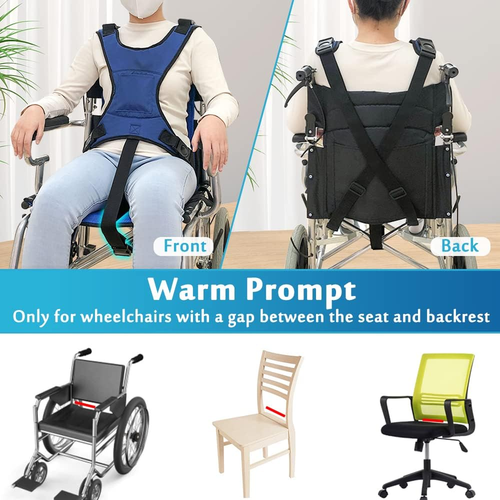 Wheelchair Seat Belt Restraints Safety for Elderly Wheelchair Harness Adult Seat - Picture 2 of 12