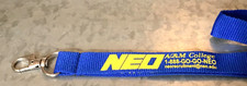 NEO A M Blue w/Yellow Writing Lanyard GO NEO Northeastern Oklahoma A M College