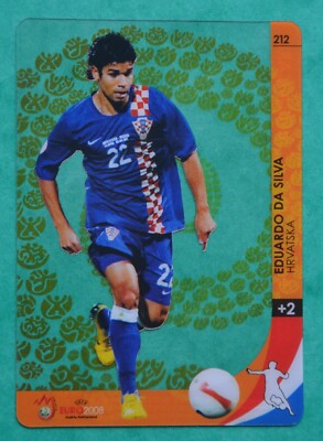 PANINI EURO 2008; EDUARDO DA SILVA - CROATIA - No 212 ULTRA CARD