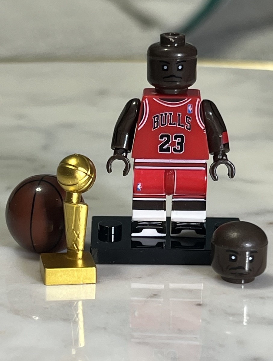 Michael Jordan Chicago Bulls Lego Custom Printed Minifigure Basketball NBA  Champ