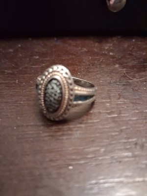 Stunning Fine Pave Affinity Blue Diamond Sterling Silver Size 8 Ring by JS 