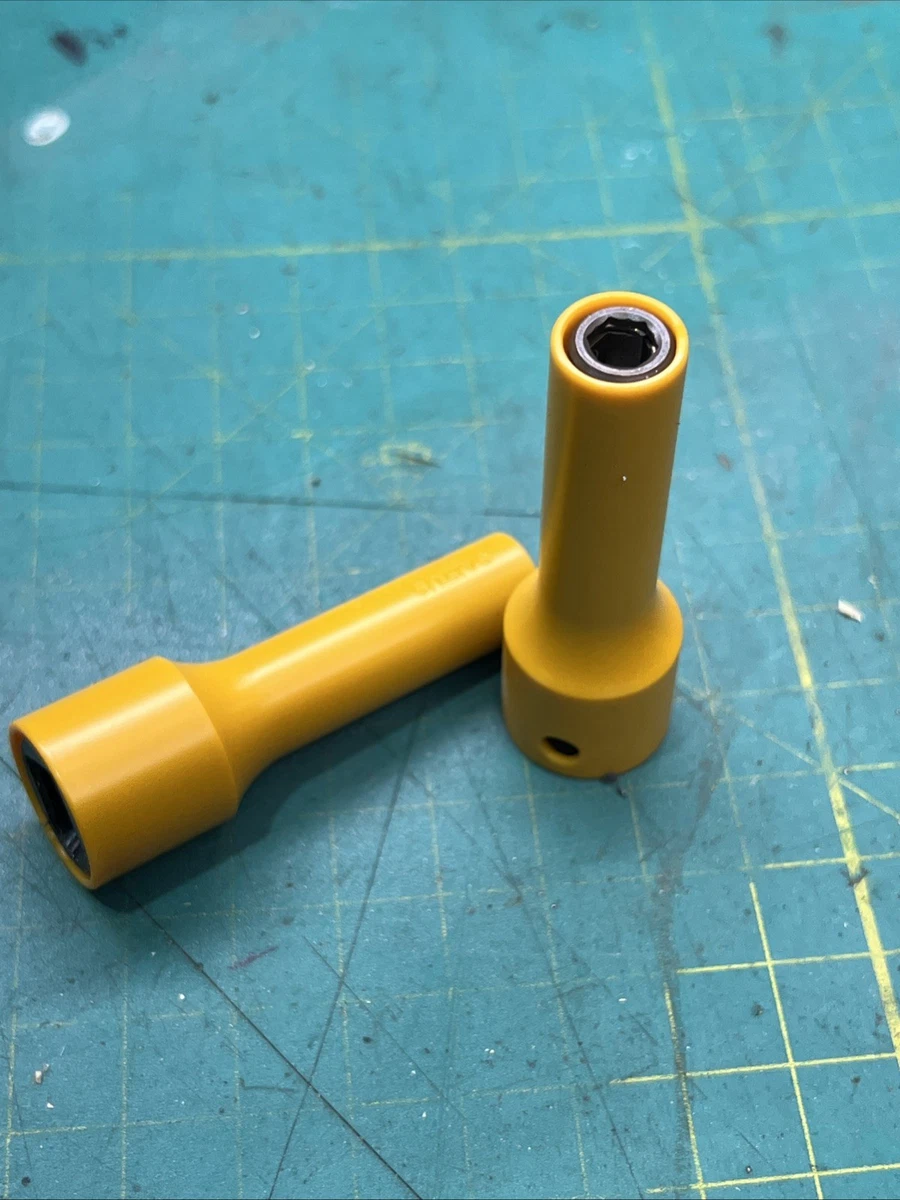 (2) ATLAS COPCO 1/4 IN - 3/8 3 INCH EXTENSION BITS