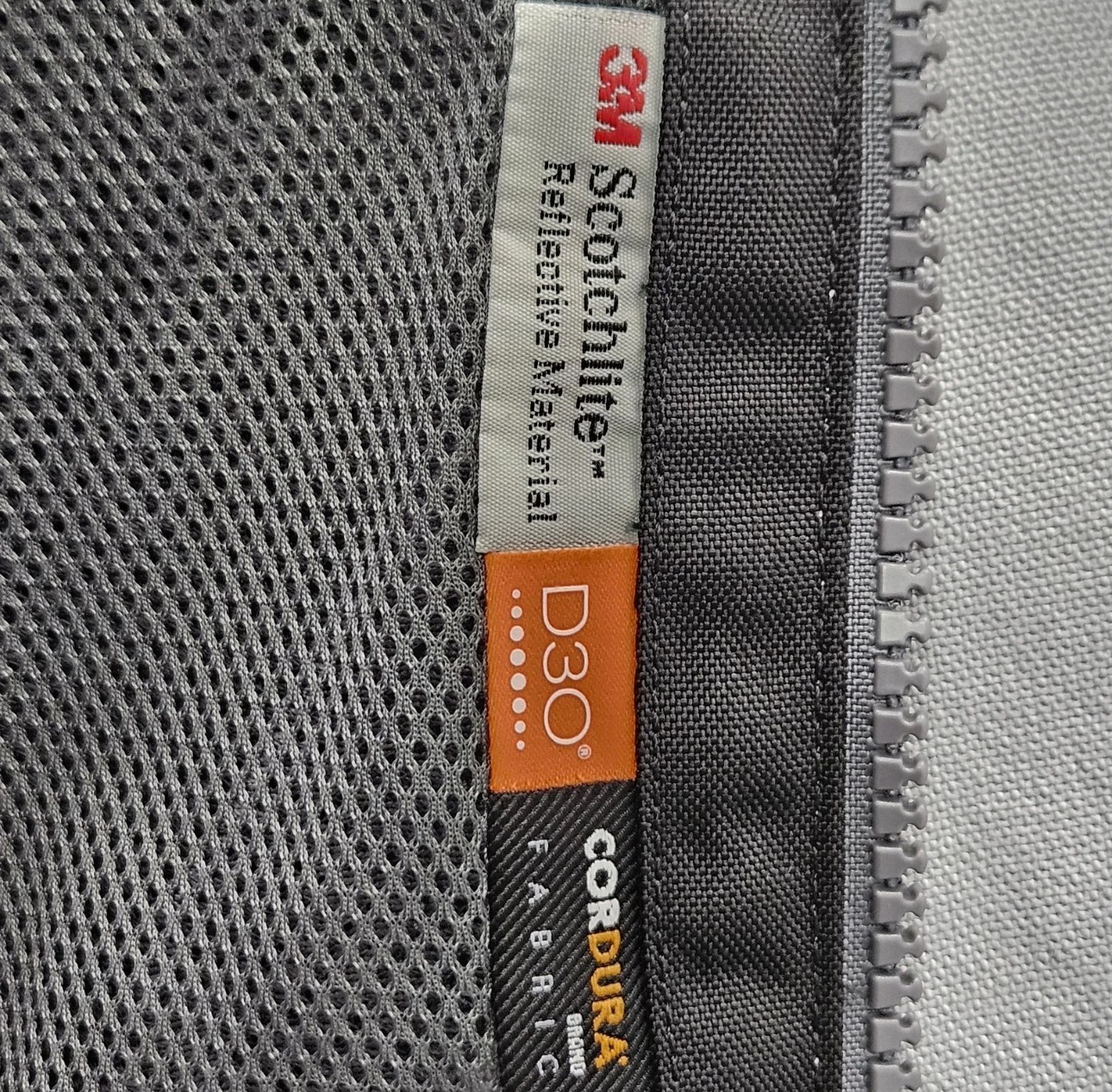 Klim Marrakesh Jacket Large Silver Cordura D30 Reflective w/ All 5 Pads Gray